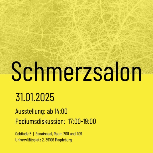 Flyer für den Schmerzsalon